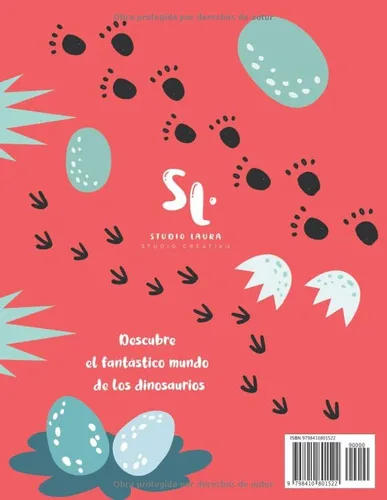 Vista 2 de Pequeños Dinosaurios - Libro de colorear dinosaurios para niños de 3 a 6 años Cuaderno para colorear dinosaurios. 48+ dibujos para desarrollar