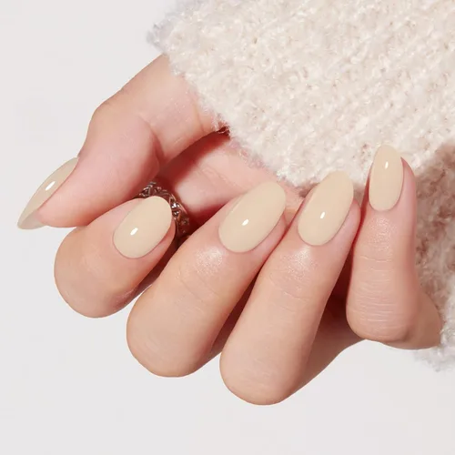 Vista 9 de modelones Uñas cortas a presión, kit de uñas postizas ovaladas