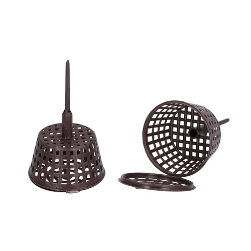 Vista 6 de Cestas de malla para fertilizantes, cesta de fertilizante de jardín de plástico, tazas de nutrición para plantación de amplia apertura, con tapa