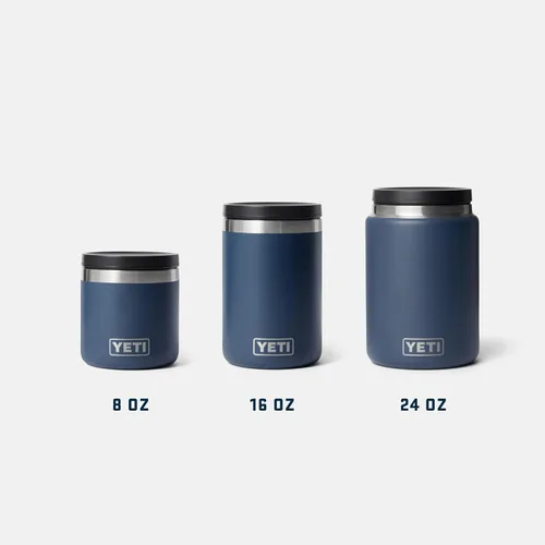Vista 4 de YETI Rambler - Tarro de alimentos de 24 onzas, aislado al vacío, acero inoxidable, con tapa hermética, acero inoxidable