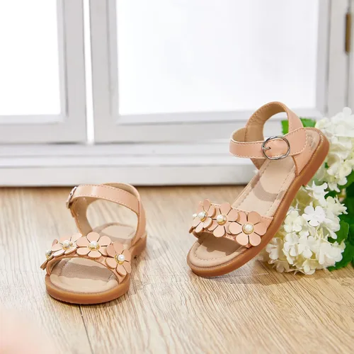 Vista 3 de GINFIVE Sandalias para niñas pequeñas, zapatos de verano para niñas pequeñas