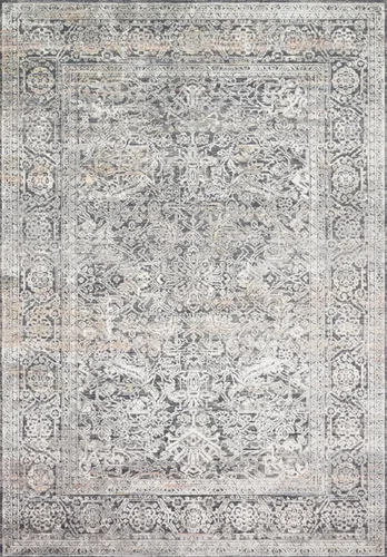 Vista 4 de Loloi Alfombra de pasillo Lucia Charcoal/Multi 2'-8" x 10