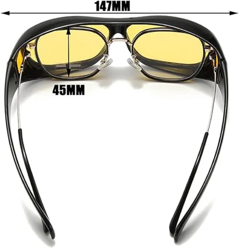 Vista 2 de Gafas de degeneración macular para hombres y mujeres, gafas para glaucoma, cataratas y retinitis pigmentosa, para padres mayores con degeneración