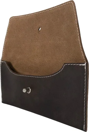 Vista 3 de Hide & Drink, Bolsa larga de utilidad hecha a mano de cuero de grano completo, elegante cartera para llevar y almacenar efectivo, monedas, tarjetas