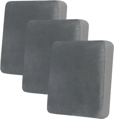 Vista 38 de hyha Fundas de cojín de terciopelo para sofá, fundas de asiento suaves para sofá modular de 3 cojines, lavables, funda mágica para sofá con parte