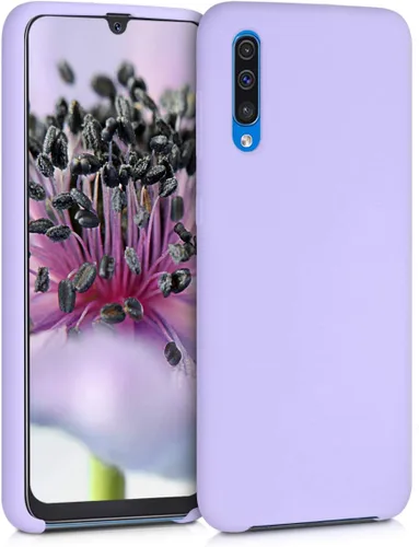 Vista 244 de kwmobile Funda Compatible con Samsung Galaxy A14 5G - Funda de teléfono de TPU y silicona con acabado suave - Verde Lima