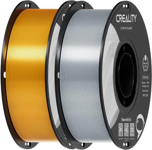 Vista 54 de Creality PLA - Filamento de impresora 3D de 1.75 mm, paquete de filamento para impresoras 3D, resistencia mejorada sin deformación, precisión
