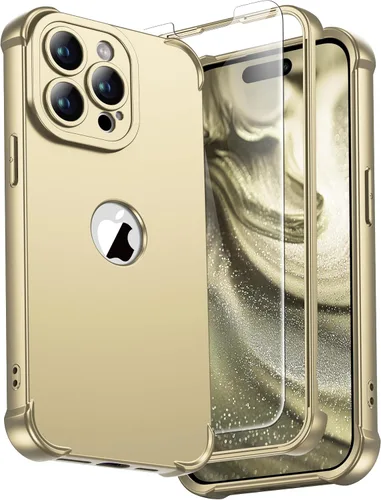 Vista 90 de ORETECH Funda para iPhone 11, con [2 protectores de pantalla de vidrio templado] [prueba de caídas de grado militar de 10 pies]