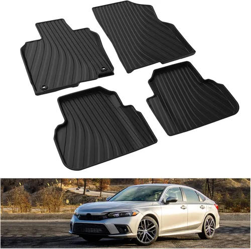 Vista 34 de KIWI MASTER Alfombrilla de maletero de carga para Toyota 4Runner 2010-2024, repuesto OEM PT218-89112 para todo tipo de clima, forro de maletero TPE
