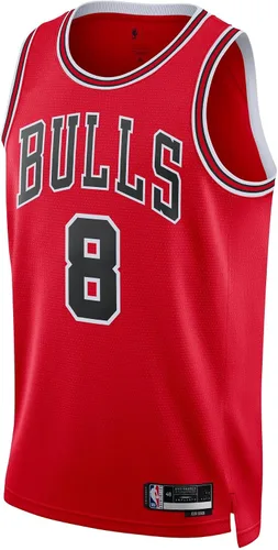 Vista 2 de Zach LaVine Chicago Bulls #8 Red Youth Road Swingman Jersey