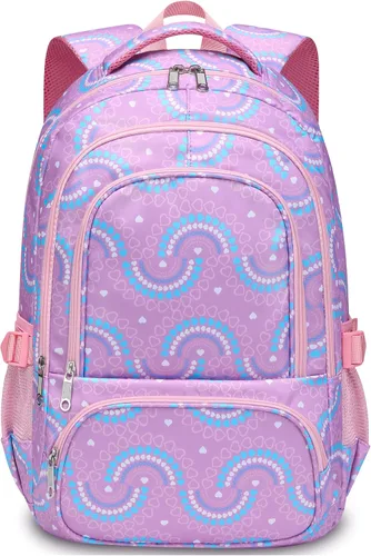 Vista 13 de BLUEFAIRY Mochilas para niños y niñas de 6 a 8 años, 8 a 12 años, mochilas Azul Camo