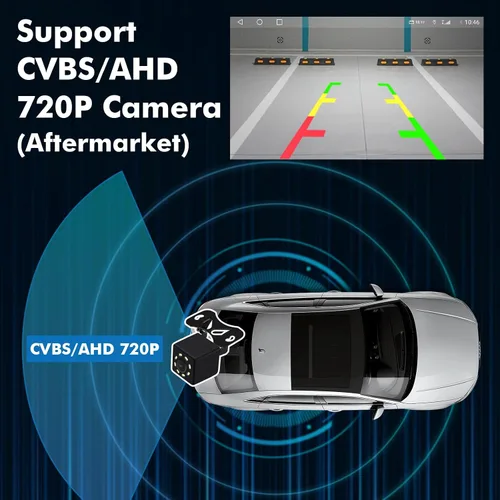 Vista 6 de 1+32G Android 13 Estéreo de Coche Doble DIN para Mazda 3 2004-2009 con Radio de Pantalla Táctil de 9 Pulgadas Integrado, Carplay Inalámbrico/Android