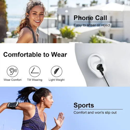 Vista 7 de Auriculares USB C con cable para iPhone 17e 17 Pro Max 17 Air 16 16e 15 Tipo C Auriculares con cable Auriculares