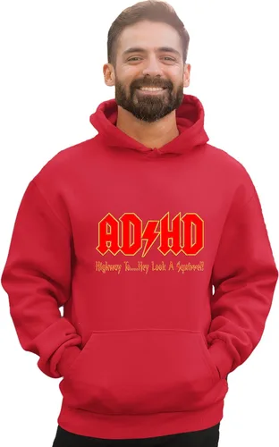 Vista 57 de Go All Out Sudadera con capucha para hombre y mujer con texto en inglés "Highway To Hey Look A Squirrel