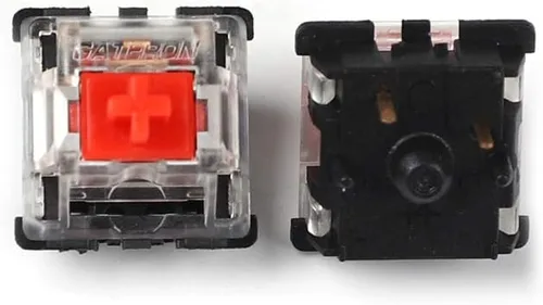 Vista 9 de YMDK Gateron MX Switch - Carcasa transparente de 3 pines y 5 pines para teclado mecánico, compatible con Cherry MX
