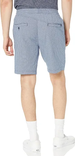 Vista 3 de Volcom Pantalón corto chino Frickin con cintura elástica de 19 pulgadas para hombre Negro