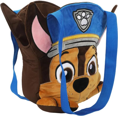 Vista 2 de Bioworld Paw Patrol Chase - Bolsa de felpa acolchada, Multi colorido
