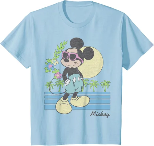 Vista 10 de Disney Mickey and Friends Mickey Retro Beach Camiseta S Gris Oscuro