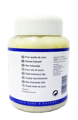 Vista 3 de Niharti - Aceite de coco puro - 16.9 fl oz (paquete de 2)