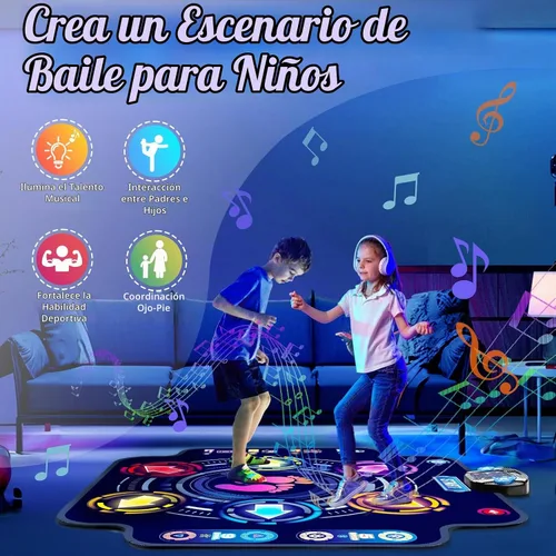 Vista 7 de KIZJORYA Alfombrilla de baile para niños, almohadilla de baile electrónica
