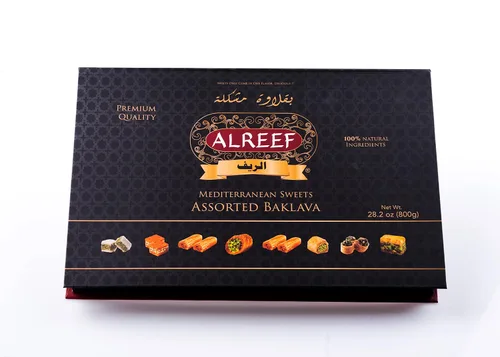 Vista 4 de Alreef Baklava mediterráneo surtido 28.22 oz (70-80PCS)