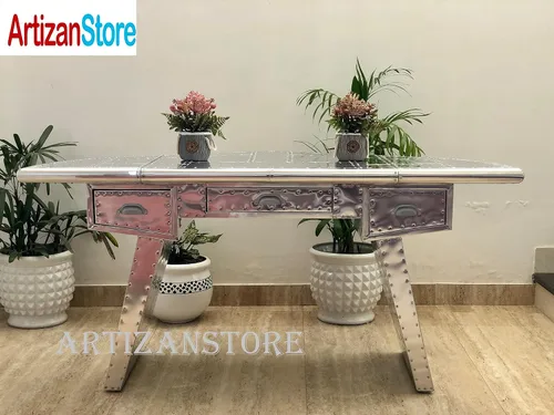 Vista 2 de ARTIZANSTORE Muebles de aluminio Aviador Hogar y Oficina Decoración Escritorio Profesional
