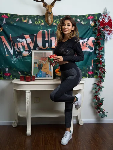Vista 5 de GXIN 3 piezas para mujer sin costuras pantalones atléticos de yoga entrenamiento cintura alta correr control de abdomen leggings deportivos