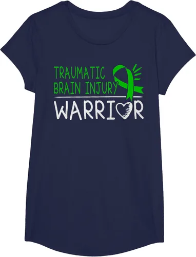 Vista 25 de Camiseta de lesión intracraneal - Camiseta de conciencia TBI, Negro, S