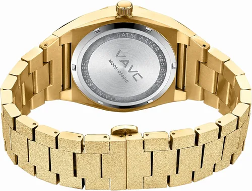 Vista 3 de VAVC Reloj de lujo para hombre, reloj de pareja, elegante reloj para negocios, regalo o graduación, analógico impermeable para hombres y mujeres
