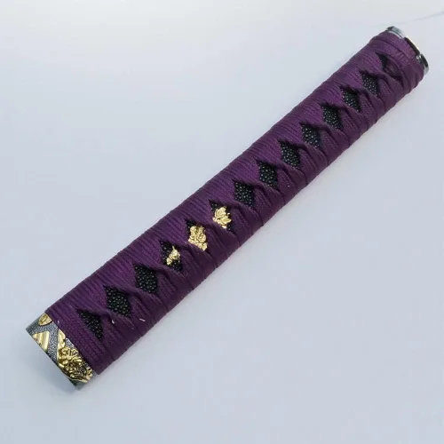 Vista 16 de Japanese Samurai Katana Sword Handle Tsuka10.2'' Alloy/Copper/Iron Fittings Real or Fake Samegawa