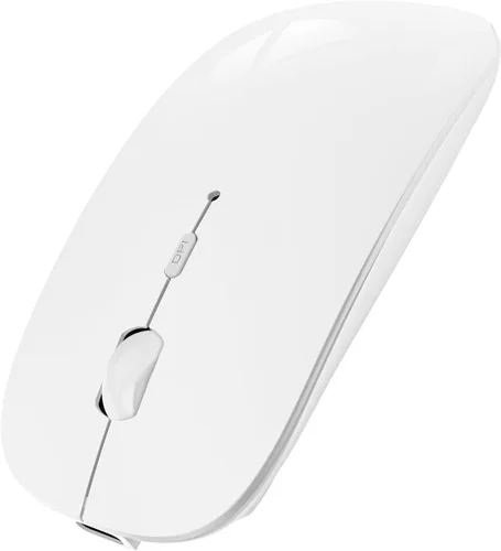 Vista 11 de SUNGI Ratón Bluetooth para laptop, MacBook, iPad, Android, PC, recargable, silencioso, inalámbrico, compatible con Windows/Linux/Tablet, negro