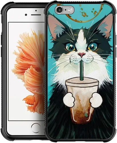 Vista 36 de Funda compatible con iPhone 8 Plus, diseño de elefantes africanos para iPhone 7 Plus, diseño de patrón a prueba de golpes, antiarañazos, carcasa