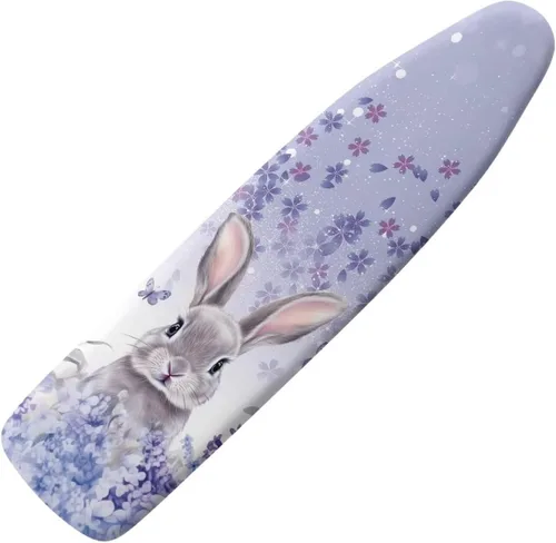 Vista 22 de Funda para tabla de planchar con diseño de estrellas y bandera estadounidense con borde elástico y acogedor bolsillo para la nariz, resistente al
