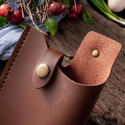 Vista 4 de Funda para cuchillos, Funda para cuchillo de carne, Funda universal para cuchillo de carnicero de cocina, Protector de bordes de cuchillo de chef