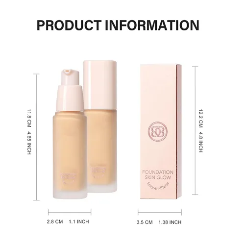 Vista 6 de Base líquida de larga duración Dewy Glow Ligero 1.2 fl oz, #4