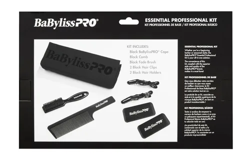 Vista 4 de BaBylissPRO Kits de accesorios de peluquería profesional que incluyen capas, peines, cepillos de desvanecimiento y más