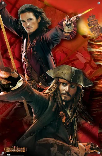 Vista 4 de Disney Pirates of the Caribbean: At World's End - Póster de pared con pasadores