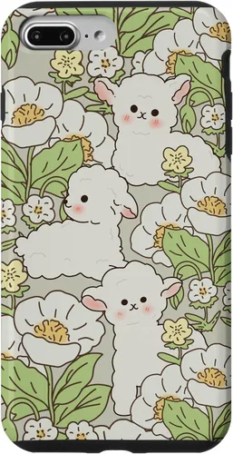 Vista 12 de Funda para iPhone 16 con diseño de oveja, cordero, margarita, granjero