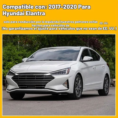 Vista 6 de Funda para salpicadero, alfombrilla, almohadilla antideslizante personalizada, compatible con Hyundai Elantra 2017 2018 2019 2020, protector solar
