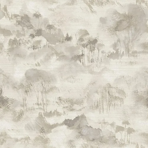 Vista 3 de Scott Living Nara Indigo Toile - Papel pintado, azul (2975-87545)