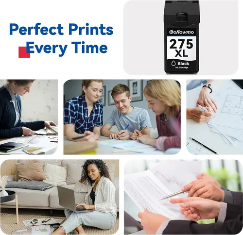 Vista 6 de 275XL Cartucho de tinta negra de recambio para Canon PG-275 PG275XL 275 275XL Tinta negra de alta capacidad compatible para impresoras PIXMA TR4720