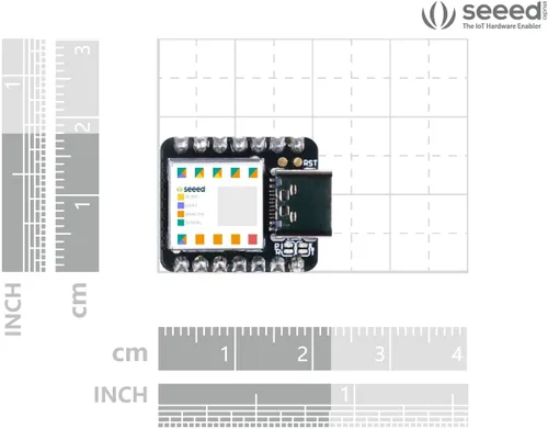 Vista 5 de Seeed Studio XIAO SAMD21 (pre-soldado) El microcontrolador Arduino más pequeño basado en SAMD21 con interfaces ricas, 100% compatible con Arduino