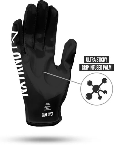 Vista 2 de Nxtrnd G1 - Guantes de fútbol juvenil, guantes receptores adhesivos para niños