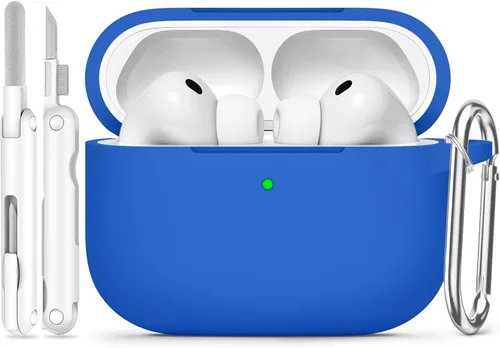 Vista 11 de Funda para AirPods Pro 3 (2025), funda protectora de silicona suave compatible con Estuche Apple AirPods Pro de 3ª generación con kit de limpieza