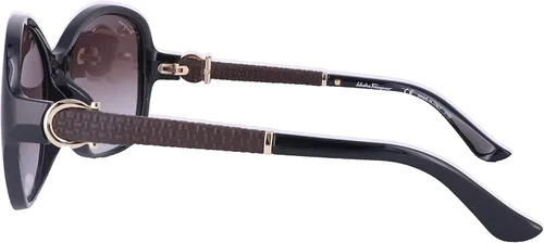 Vista 3 de Salvatore Ferragamo SF744SLA 001 - Gafas de sol 2323in Negro gris blackGrey Gradient 5915135