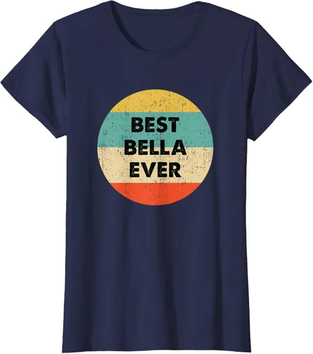 Vista 39 de Bella Name - Camiseta, Negro, S