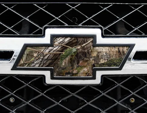 Vista 15 de Mossy Oak Graphics 14010-BI Break-Up Infinity Piel de emblema de auto, Blaze