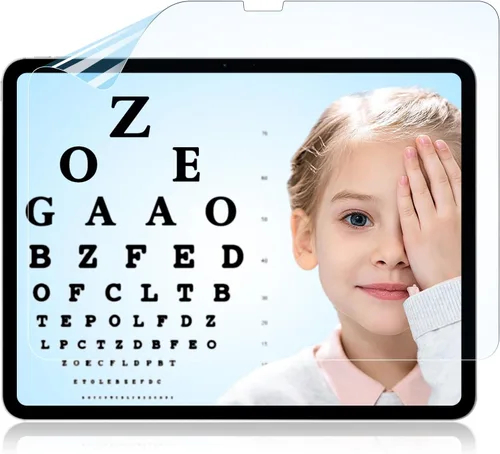 Vista 10 de ZOEGAA Protector de pantalla anti luz azul compatible con iPad Pro 11 (2022, 2021, 2020 y 2018), iPad Air de 5ª/4ª generación (10.9 pulgadas)