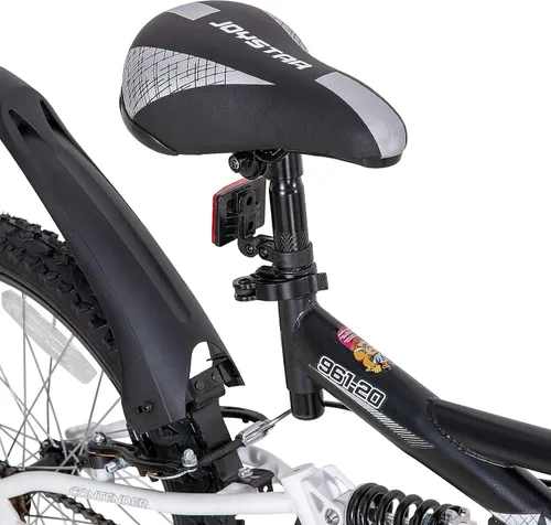 Vista 8 de JOYSTAR 20 Inch Kids' Bike for Boys Girls Ages 7-13 Years Old, Dual-Suspension Kids Mountain Bike with Dual Handbrake & Kickstand, Multiple