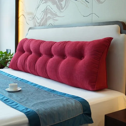 Vista 13 de Cojín de respaldo de lectura para cabecero, sofá cama, cabecera tapizada, almohada de cuña grande con soporte de espalda, almohada lumbar